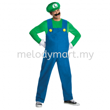 Super Mario Luigi Adult Costume (1006 0102 16)