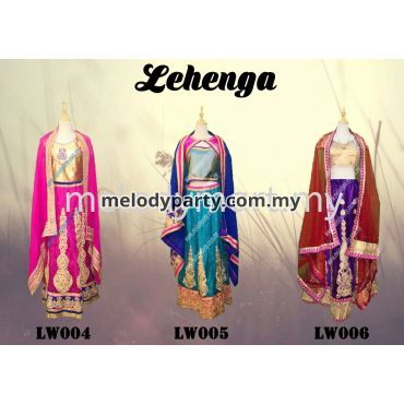 Lehenga Lw004-Lw006