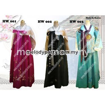 Hanbok Hw 001 -Hw 003