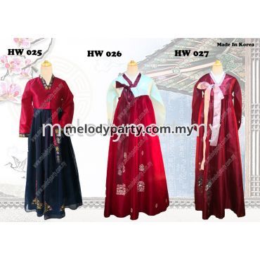 Hanbok Hw 025 -H027