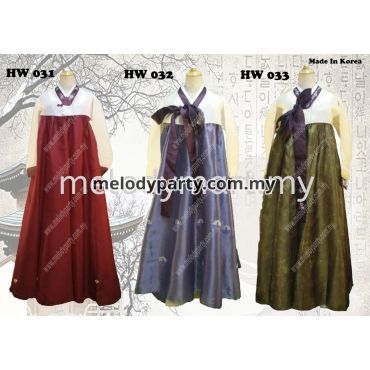 Hanbok Hw 031 -Hw 033