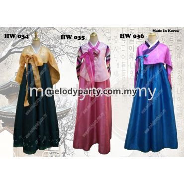 Hanbok Hw 034 -Hw 036