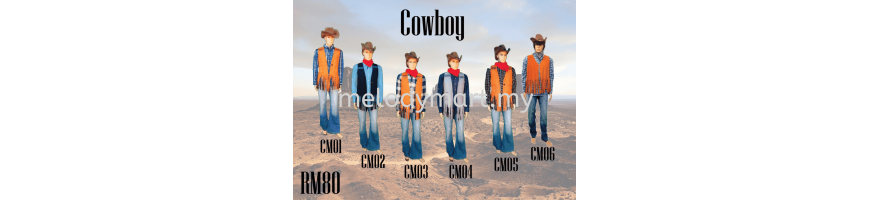 MELOOOD offers a wide selection of Wild Wild West costume rentals in Malaysia for themed parties, school performances, stage productions, cosplay events and Western-themed celebrations. Our collection includes cowboy costumes, cowgirl costumes, sheriff o